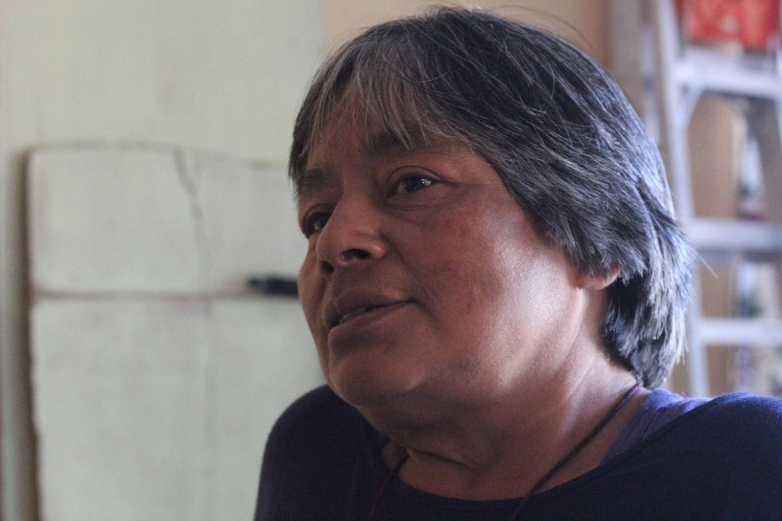  Mirtala Hernández afirma que para ella su hermana es su héroe y que solo quieren justicia. Foto Juan Rosales 