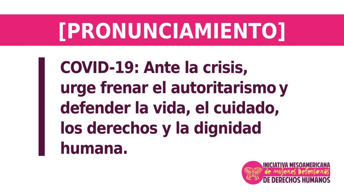 Fotografía: IM-Defensoras