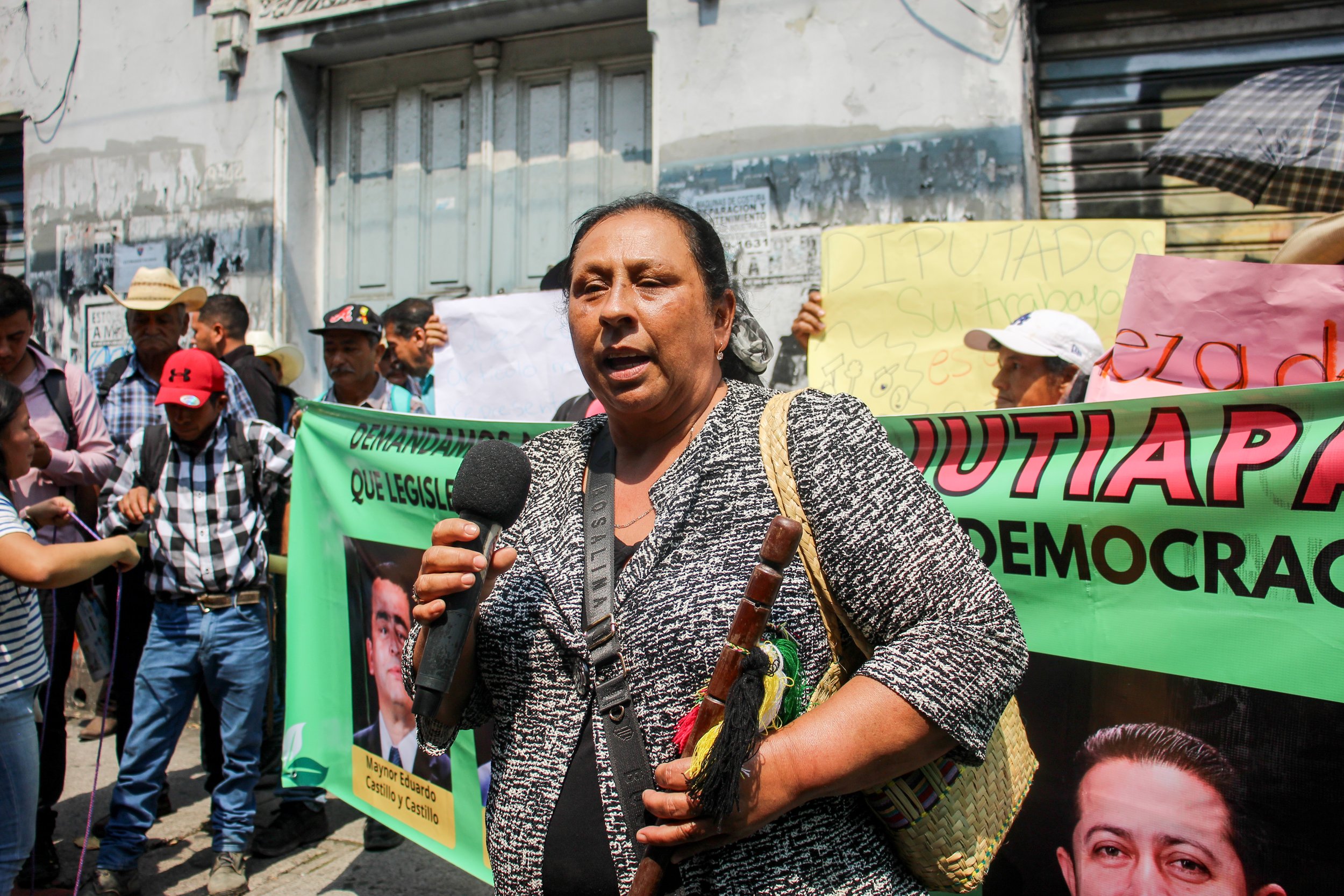  Patricia de Arriaga, lideresa Xinka. Foto Glenda Álvarez 