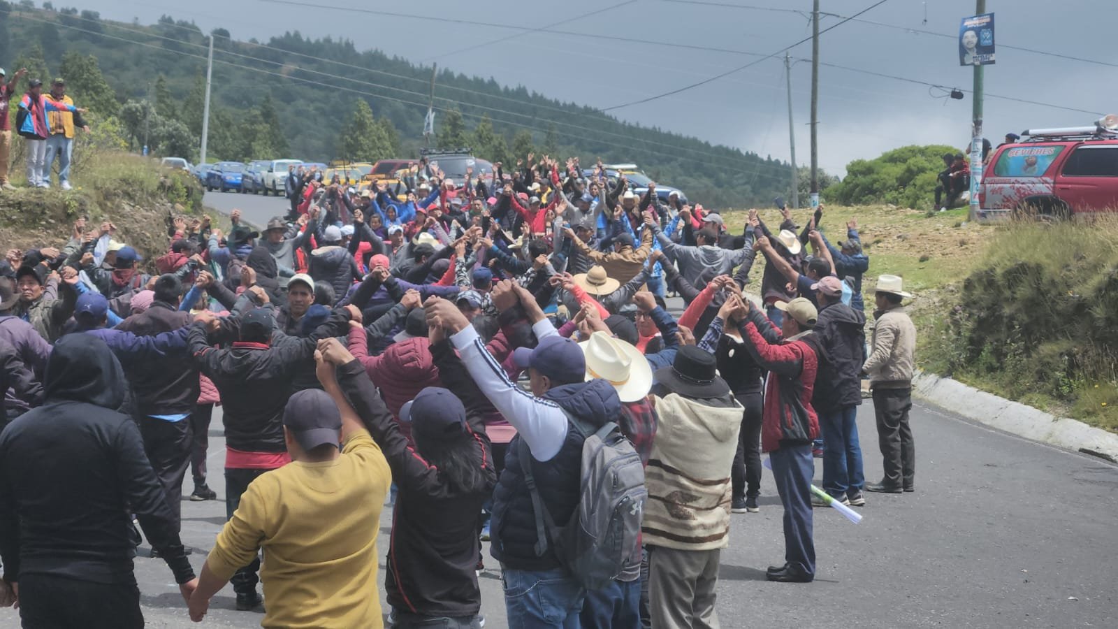 La congregación del pueblo Mam del altiplano de San Marcos. Foto de Omar Pérez 