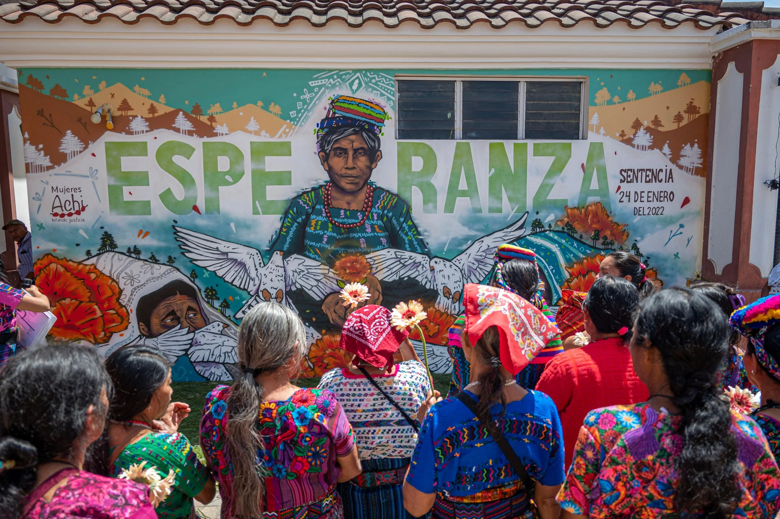  Las mujeres Achi son conocidas por su lucha por la justicia por crímenes cometidos durante el conflicto armado. Foto Meme Solano 