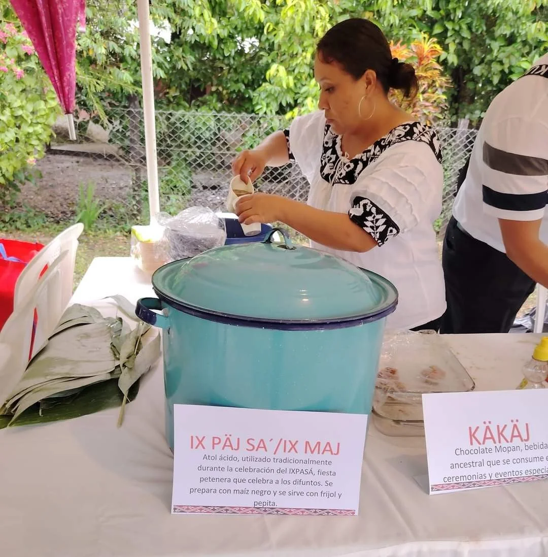  Gastronomía Mopán. Foto de Darío Melgar Choc 