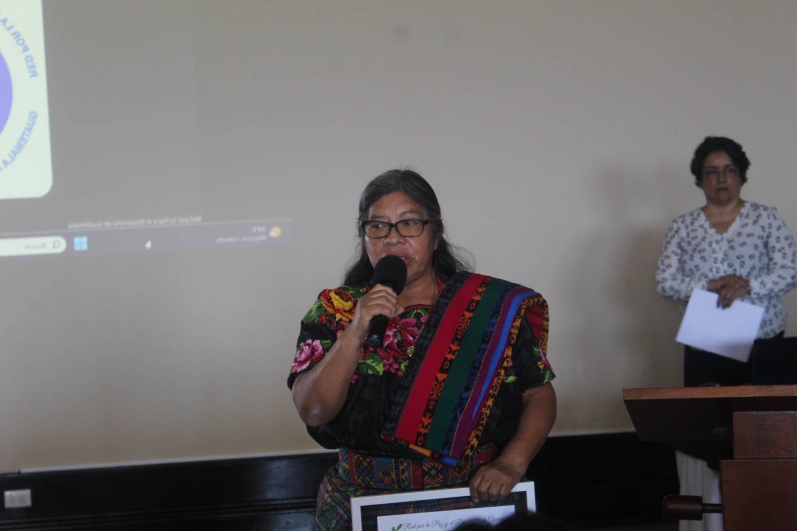  Luz Emilia Méndez, a exalcaldesa indígena de Santa Lucía Ututlán, Sololá. Foto: Simón Antonio Ramón. 