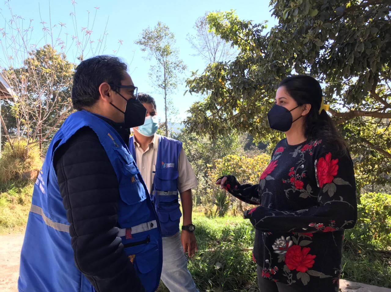  El PDH Jordán Rodas reconoció la valentía de Keila López, al realizar la denuncia. Foto PDH. 
