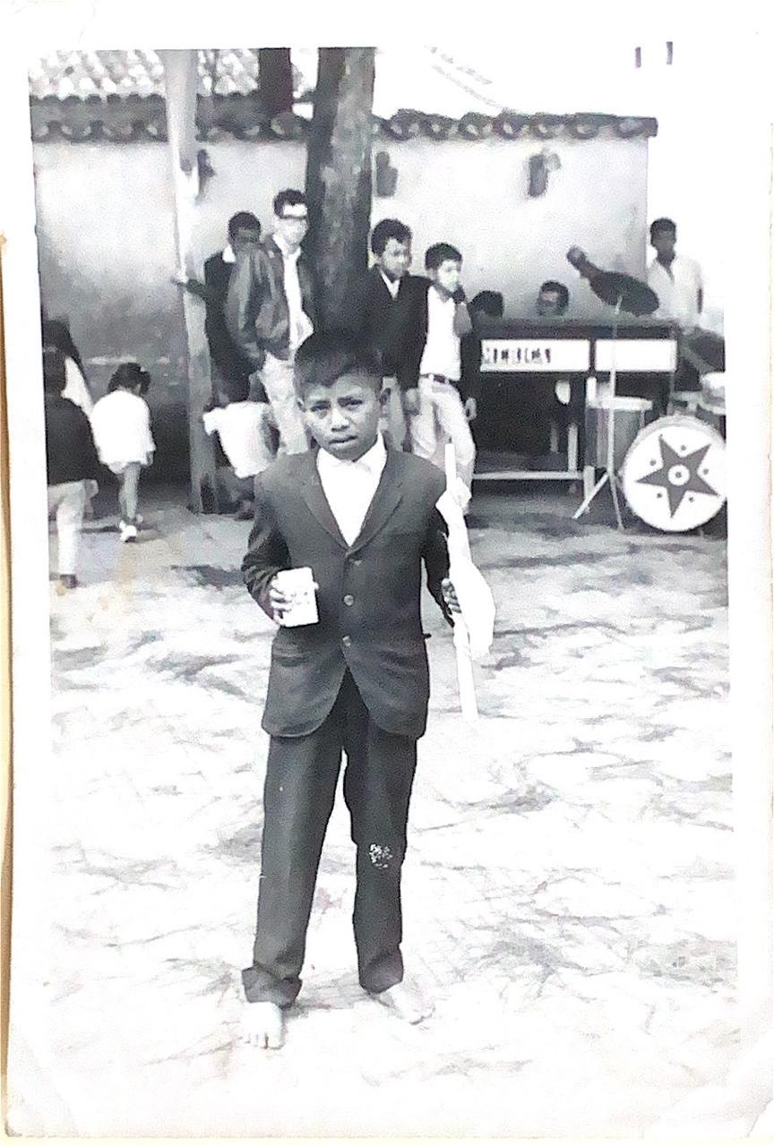  Félix Estrada Mejía el día de su primera comunión. Foto: cortesía de la familia Estrada Mejía. 