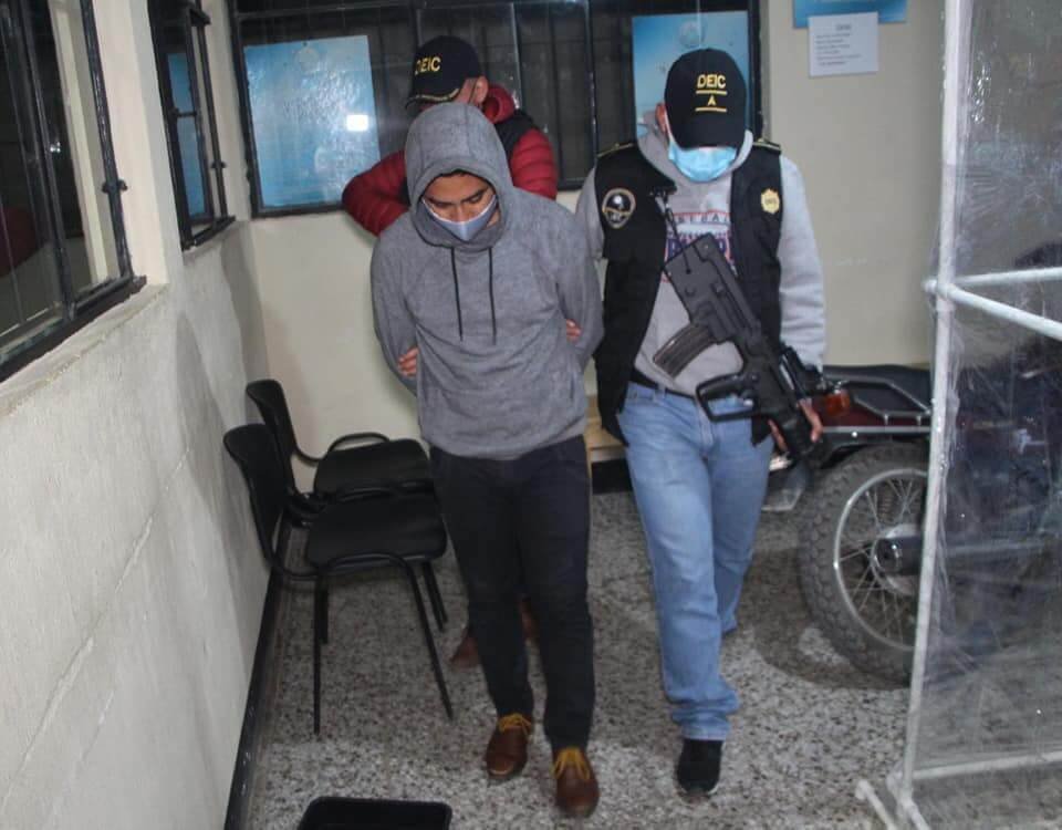  La detención de Sical se realizó en Baja Verapaz, el 16 de febrero. Foto PNC. 