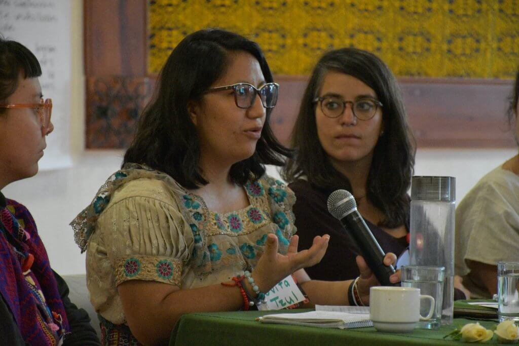  Jovita Tzul y Sofía de Robina, abogadas. Fotografía: Andrea Rodríguez 