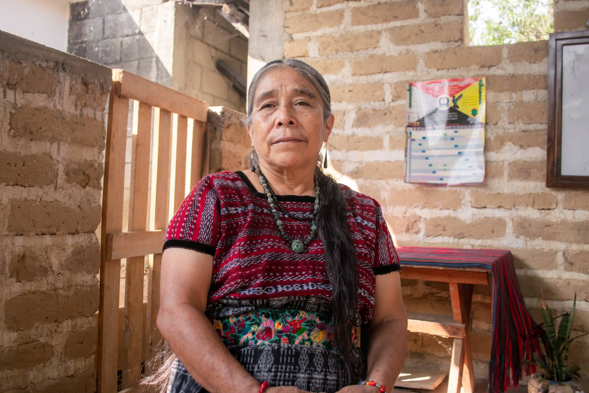  María Us es una firme defensora del acceso de las mujeres a la tierra y dirige una asociación que incentiva el desarrollo de las mujeres rurales. Foto Joel Solano 