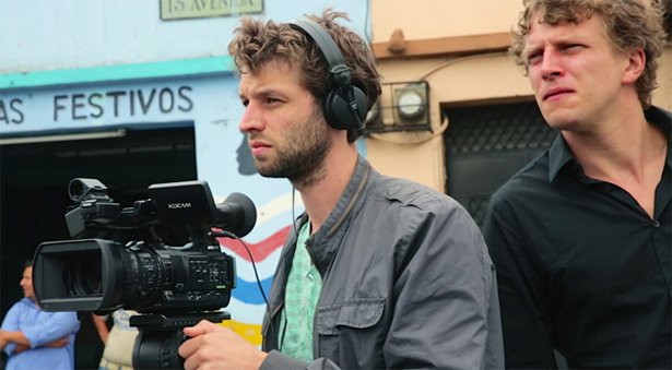  Foto de archivo de la producción del documental. Directores izquierda, Joey Boink, derecha: Sander Witten 