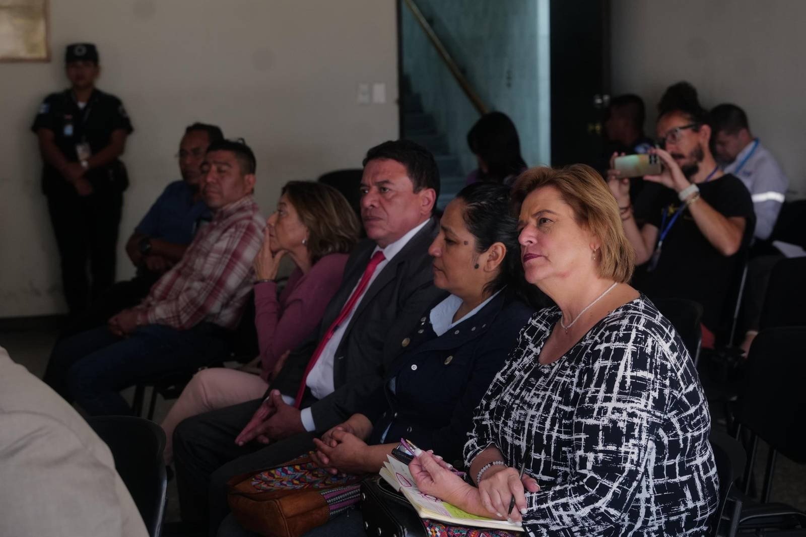  Acusados en el caso Hogar Seguro. Foto Prensa Comunitaria 