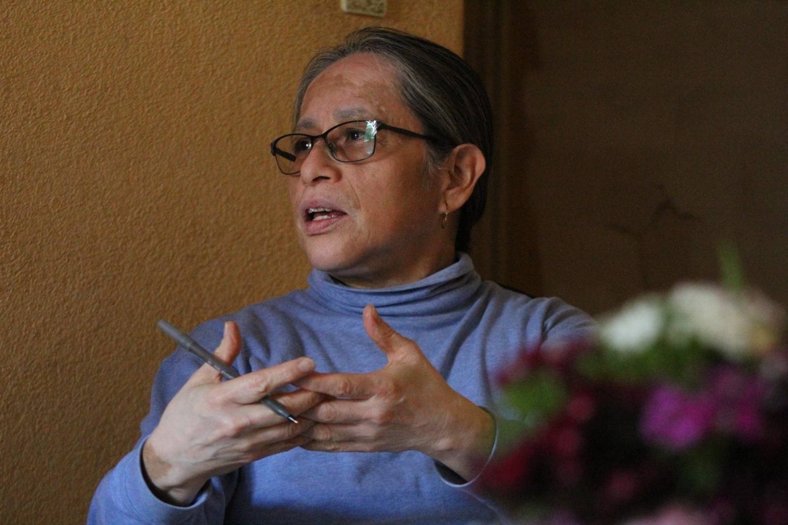  Marta, hermana de Valentina, estudio por un año los documentos del Archivo Histórico de la Policía Nacional para conocer más del caso de su hermana. Foto Juan Rosales 