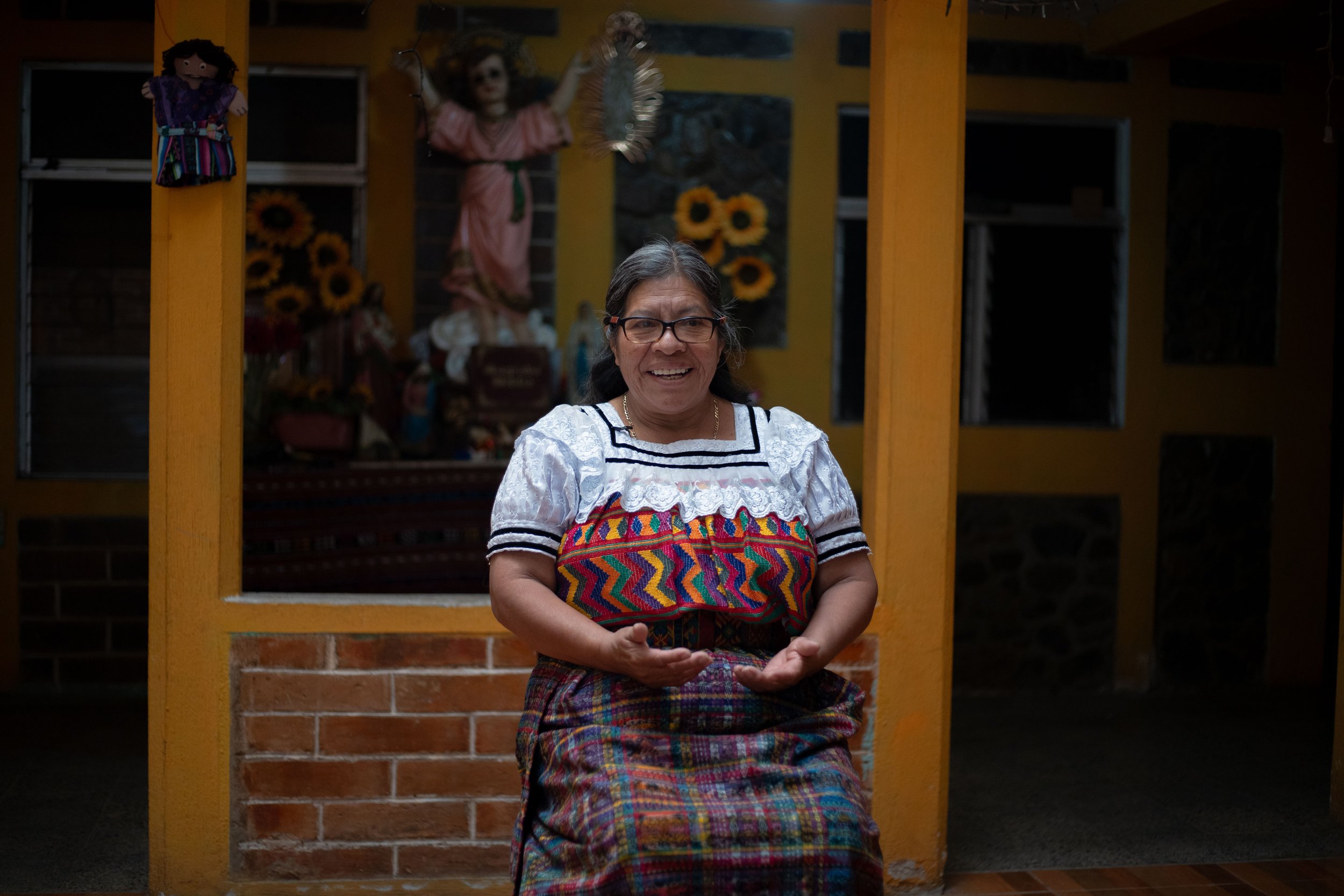  Luz Emilia Ulario, autoridad indígena, aboga para que prácticas como el clientelismo desaparezcan. Foto de Emmanuel Andrés 