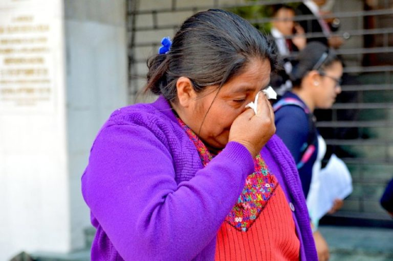  Pedrina López, víctima de violencia sexual durante la guerra es una de las amparistas en contra de la amnistía. Foto: David Toro 