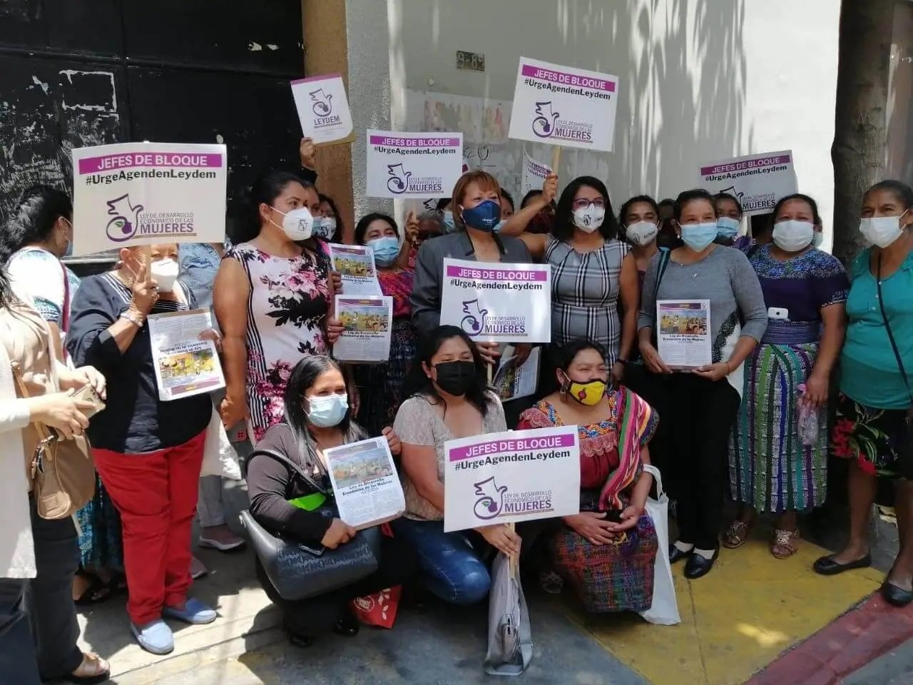  Mujeres impulsan la aprobación de la Leydem. Fotografía: Congreso de la República 