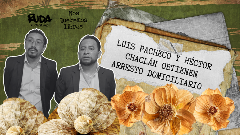 Dos personas en blanco y negro señaladas en un proceso penal