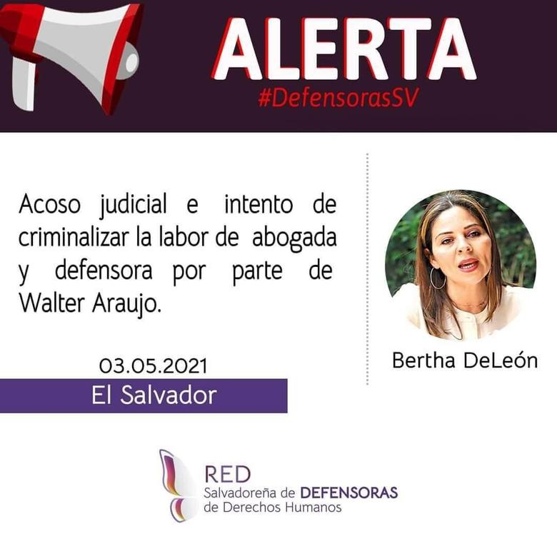 Fotografía: Defensoras SV