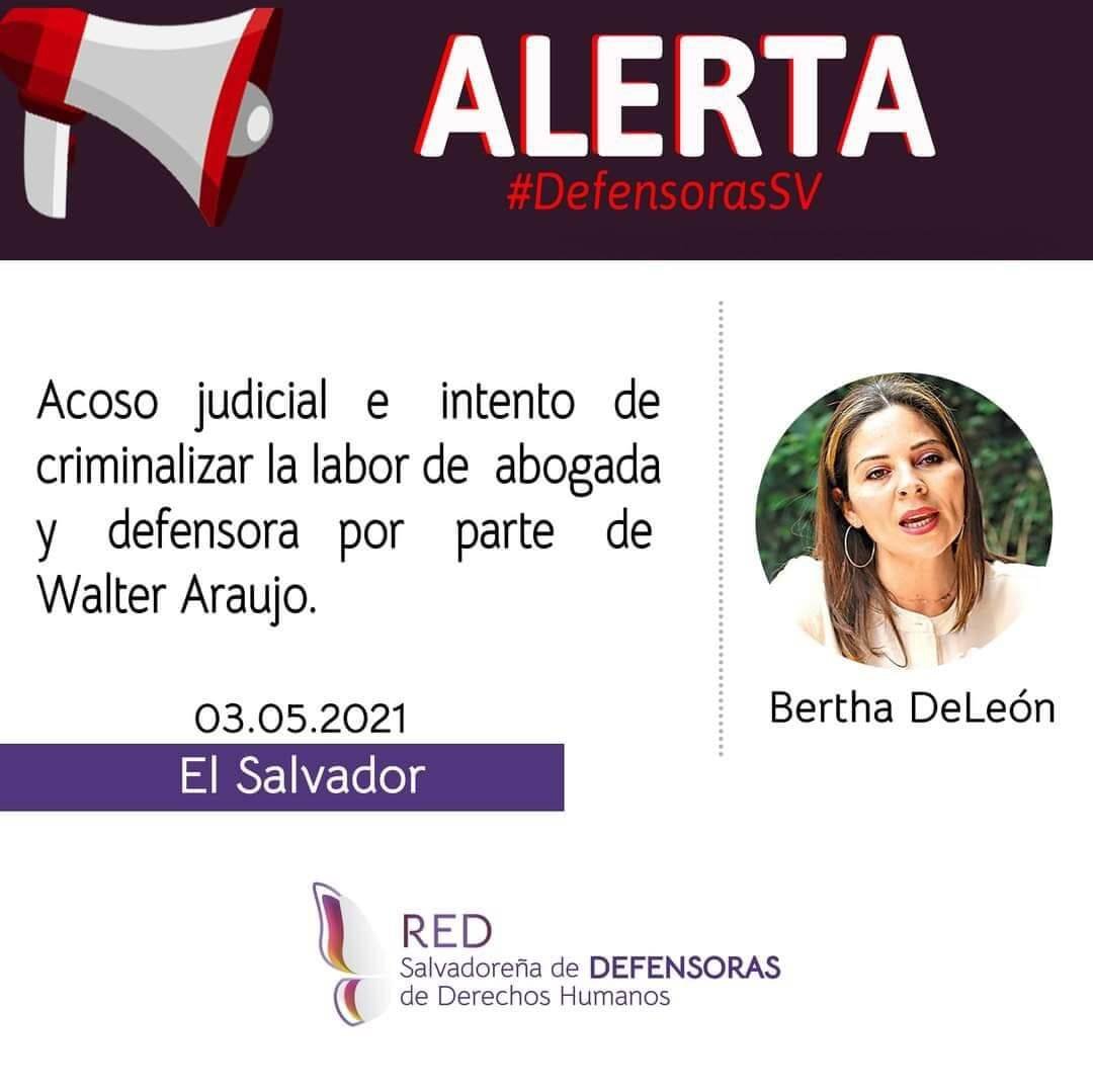 Fotografía: Defensoras SV