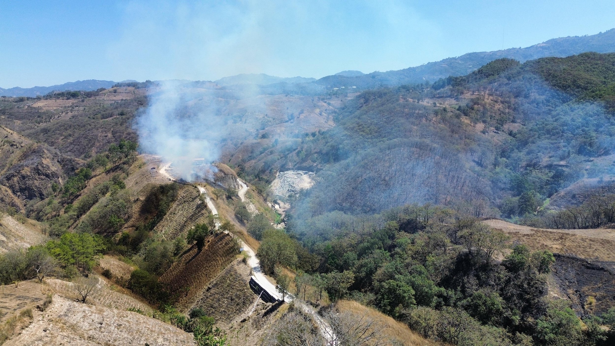  Vista aérea del sector donde se ubica el vertedero municipal. Foto de Wellinton Osorio 