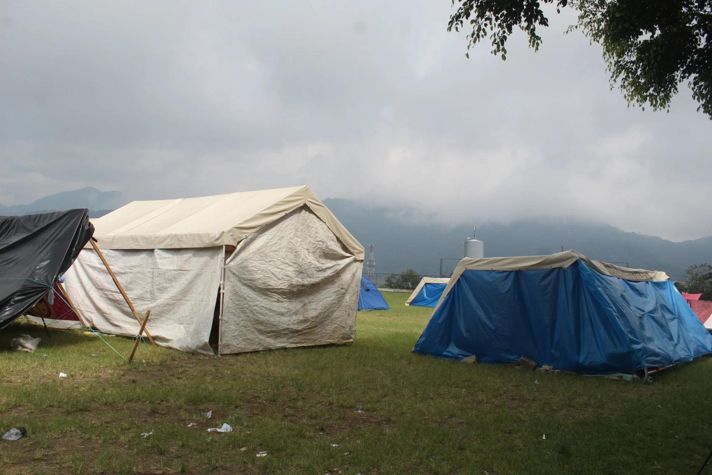  Champas en el albergue en el potrero. Foto: Simón Antonio 