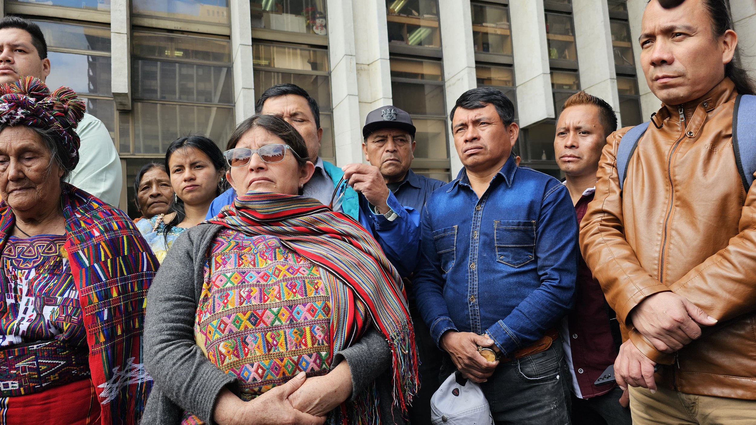  Las víctimas de genocidio Ixil ya habían denunciado el intento de detener el juicio contra Benedicto Lucas. Foto Regina Pérez 